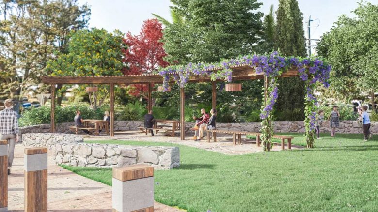 Scenic Rim: Tamborine Mountain Village Greens by John Mongard Landscape Architects. Image: Troy Rafton