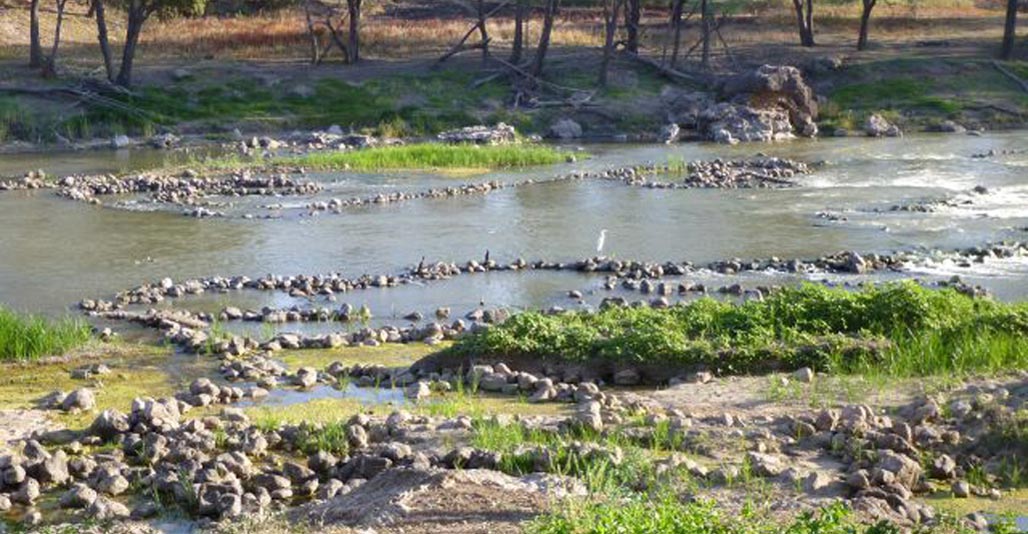 Early agriculture: Brewanna fish traps in NSW.
