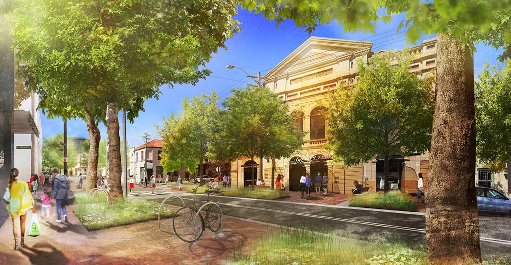 Gallagher advocates for street designs that prioritise environmental and social function. Image: Supplied