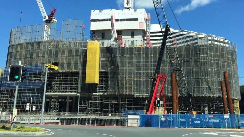 Jupiters Casino redevelopment at Broadbeach, with zero set-backs. Image: Tory Jones