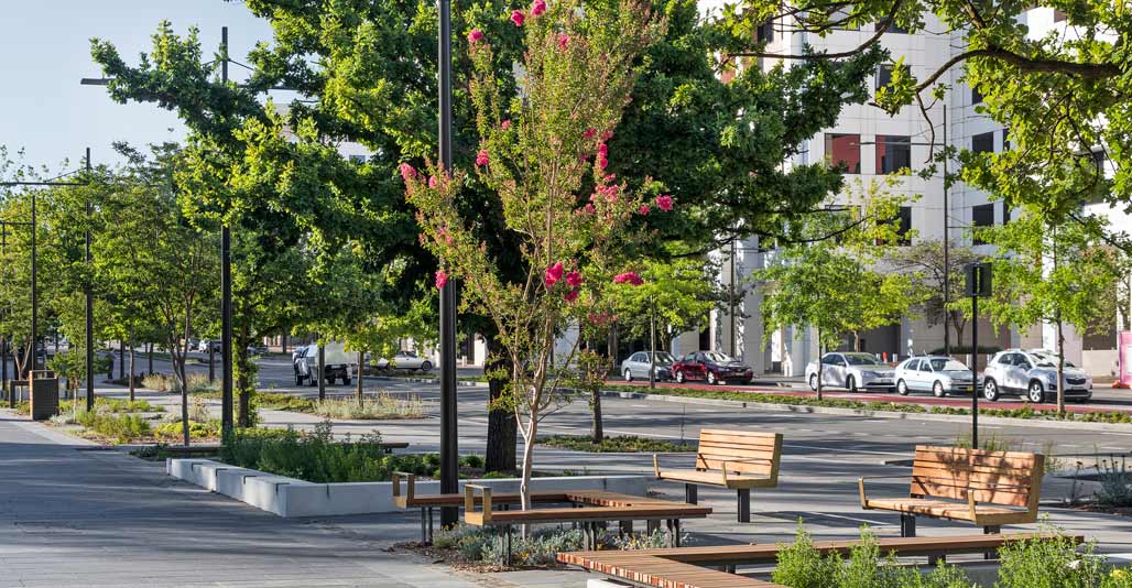 JILA's upgrades to Constitution Avenue make spaces for people.