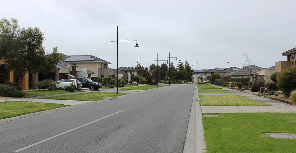 Newer residential developments often suffer from a lack of trees.