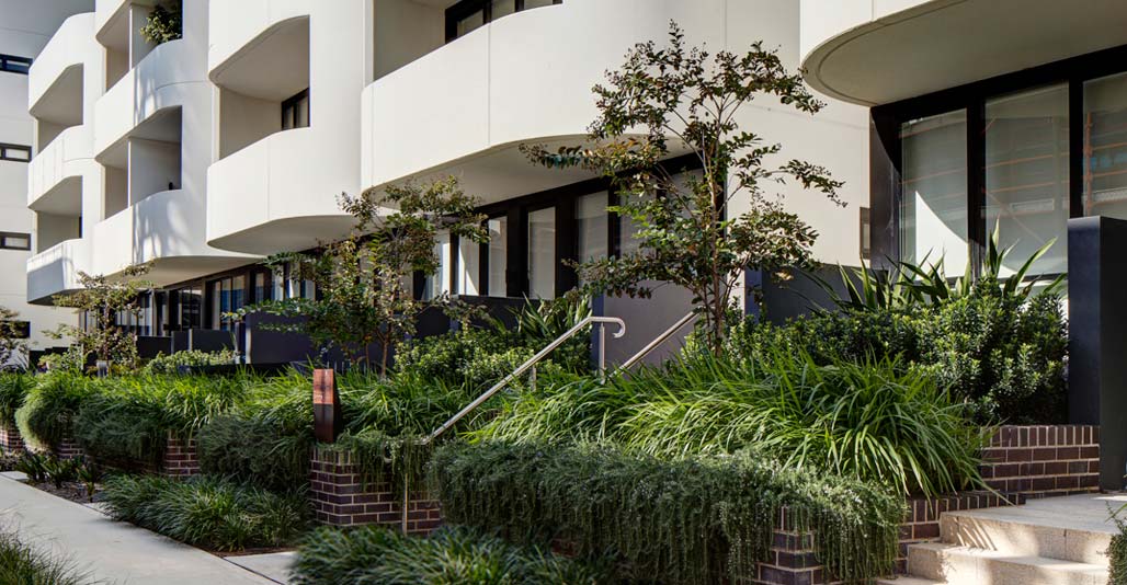 Presenting a green face to the street at Eve. Image: Brett Boardman