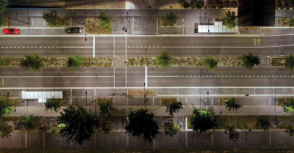 The Luminaires comprised 144W VFL540-SE and 48W VFL530-SE street and area luminaires.