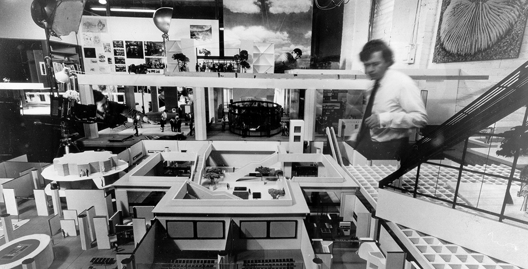 Darrel Conybeare at the Eames office, where he worked for three years.