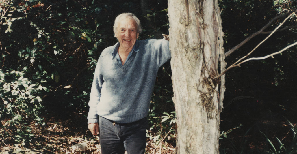 Gordon Ford in his garden at Fulling. Image: supplied by Annette Warner