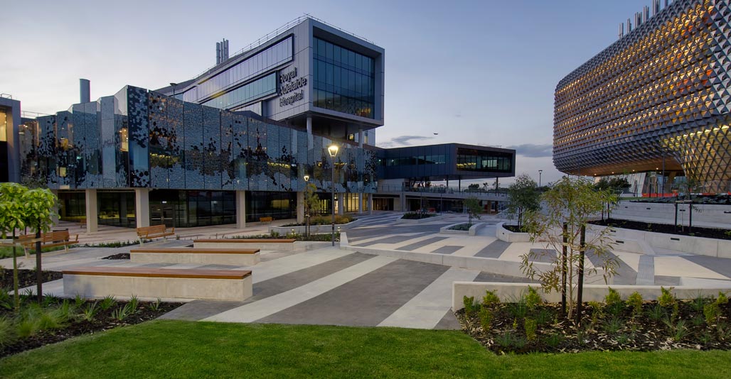 Civic Landscape: Royal Adelaide Hospital by Tract Consultants. Image: supplied