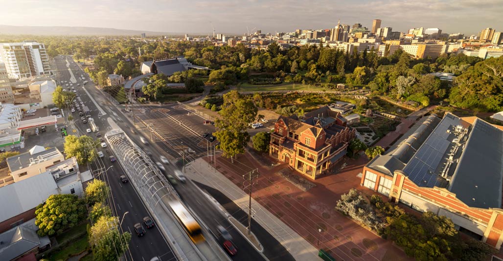 Infrastructure: O-Bahn City Access Project by Oxigen. Image: Corey Roberts