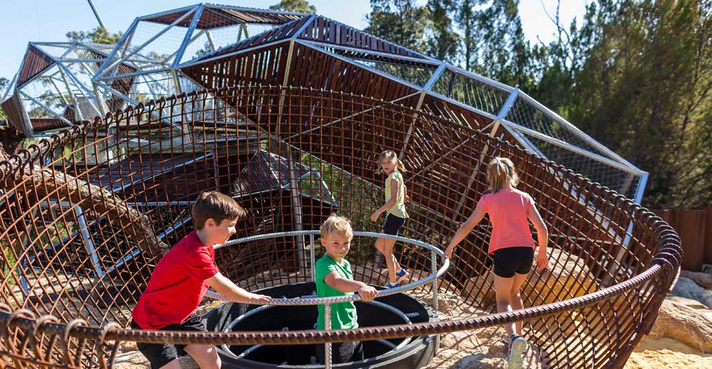 Play spaces landscape award: Rio Tinto Naturescape Kings Park by Plan E. Image: Jason Thomas