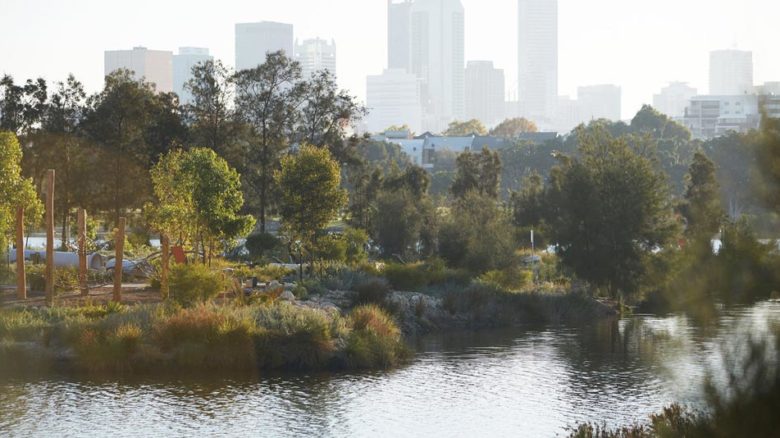 Works involved extensive landscape rehabilitation. Image: Robert Frith
