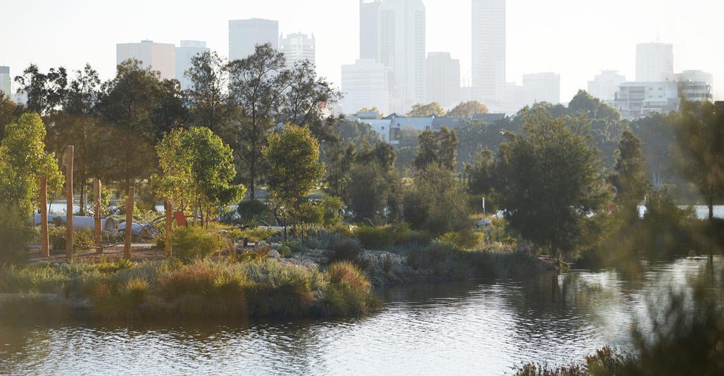 Works involved extensive landscape rehabilitation. Image: Robert Frith