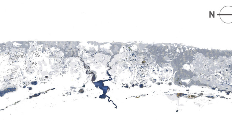 The historic wetland landscape of the Swan Coastal Plain, reconstructed from geological surveys & groundwater & terrain data.