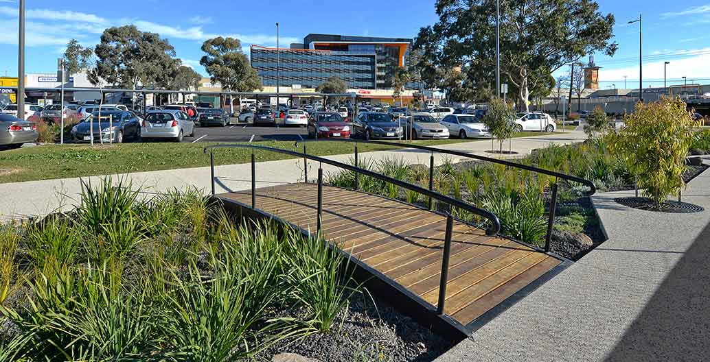 Civic landscape, landscape architecture award: Dawson Street Precinct Sunshine by Fitzgerald Frisby Landscape Architecture.