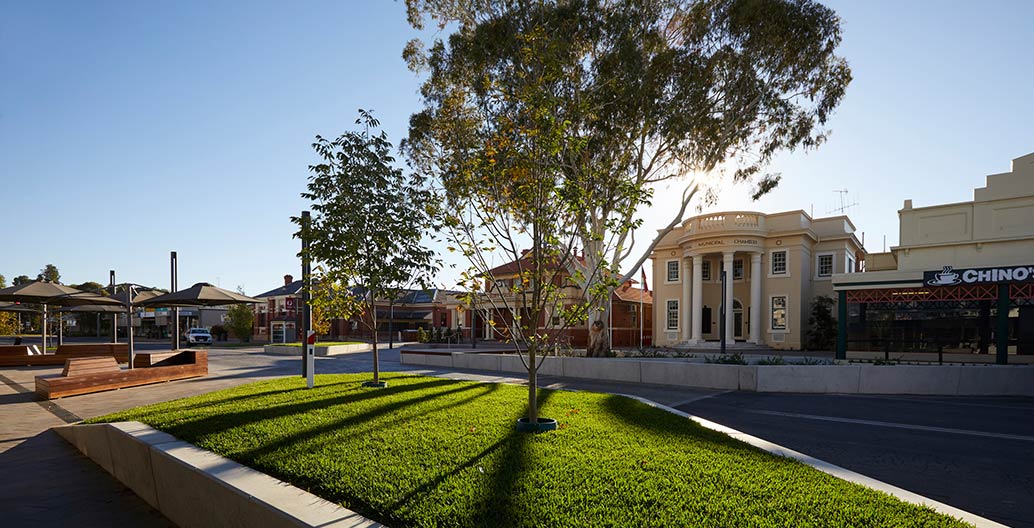 Urban design award of excellence: Victoria Square, Kerang by Hansen Partnership.