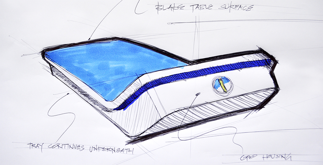 Early design sketch for the PowerMe Table.