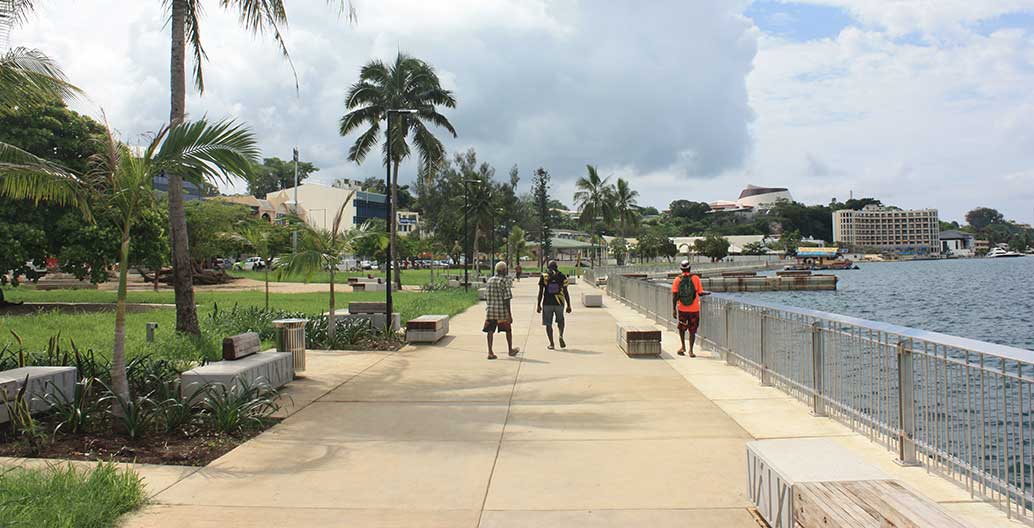Port Vila seafront Image: Andrew R MacKenzie