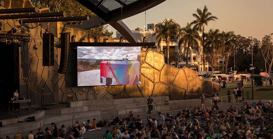 HOTA Outdoor Stage. Image: Aaron Poupard.