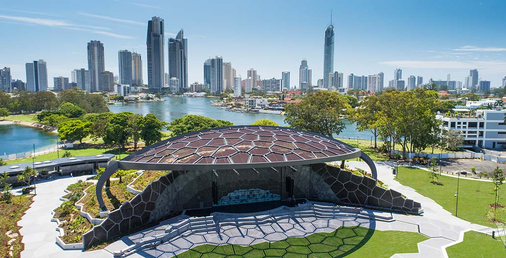 HOTA Outdoor Stage. Image: John Gollings.