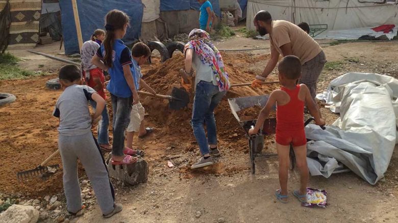 Working in informal settlements, with displaced communities, means hands-on project delivery.
