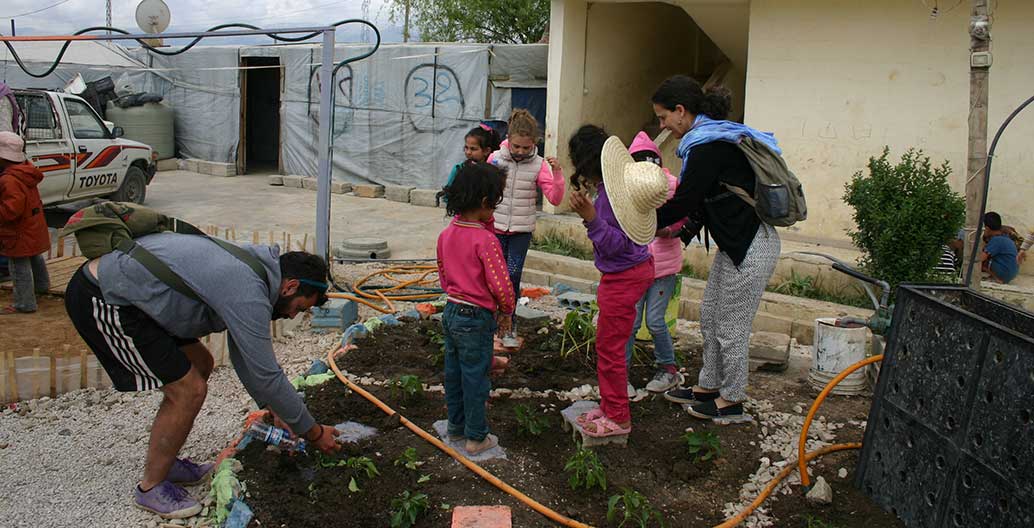 Transforming a discarded open space into a vegetable garden, can be a powerful act of place making.