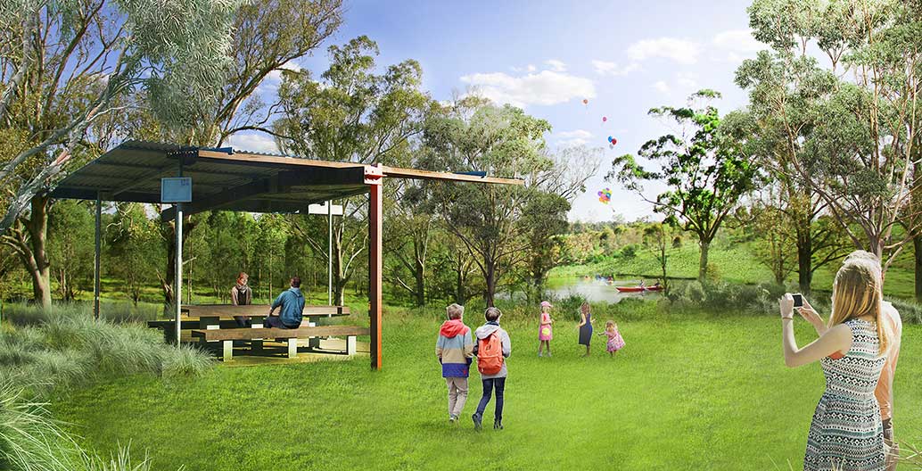 Southern Parklands Vision 2036. Image: TDEP.