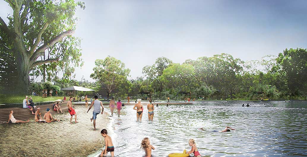 Southern Parklands Vision 2036. Image: TDEP.