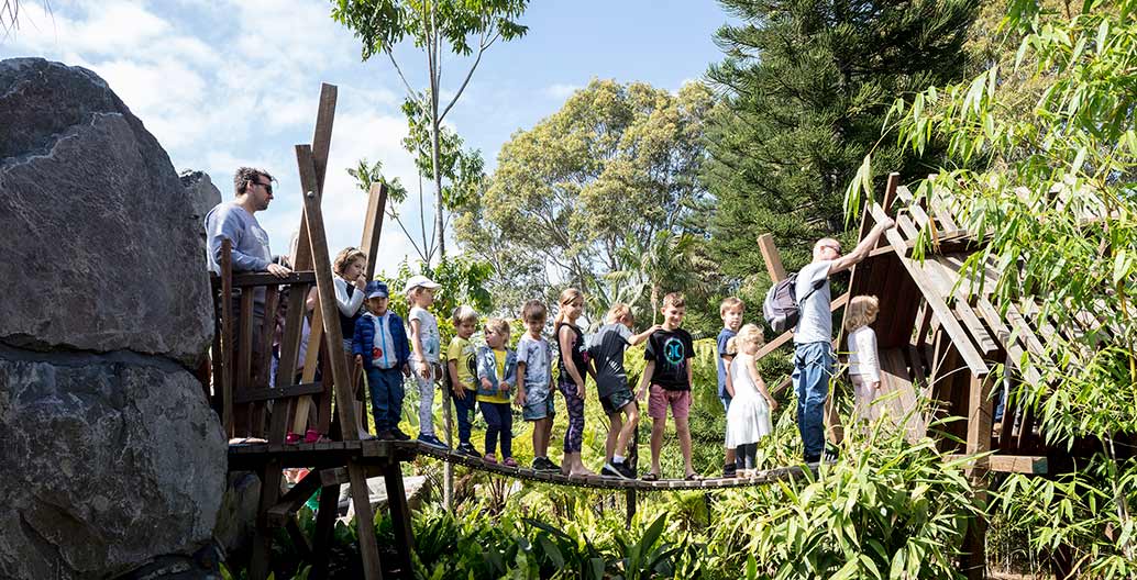 Ian Potter Children's WILDPLAY Garden. Image: Brett Boardman.