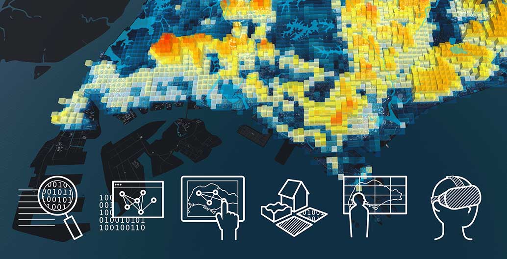 Singapore Views, one of the graphic tools used to visualise data from Cooling Singapore project. Image: Singapore-ETH Centre