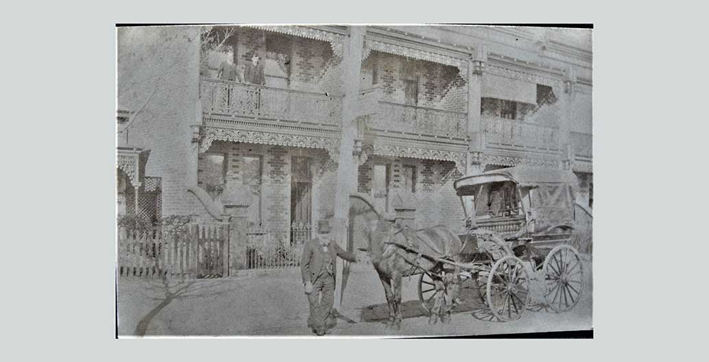An early Melburnian suburbanite, Fitzroy circa 1900. Image: Public domain