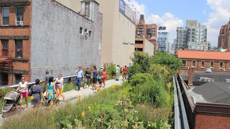The High Line is credited with increasing the value of nearby property by over 100% from 2003-2011. Image: Sigrid Ehrmann.