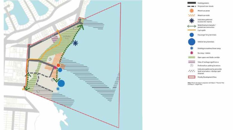 Toondah Harbour structure plan