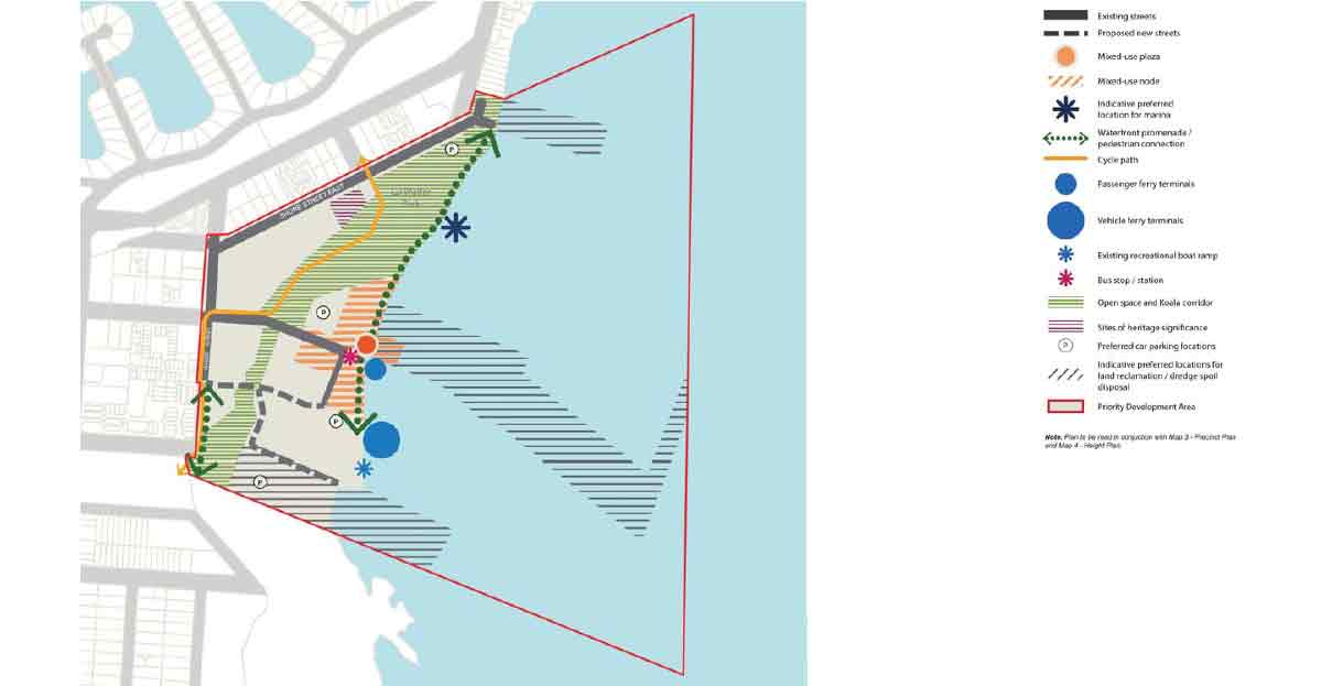Toondah Harbour structure plan