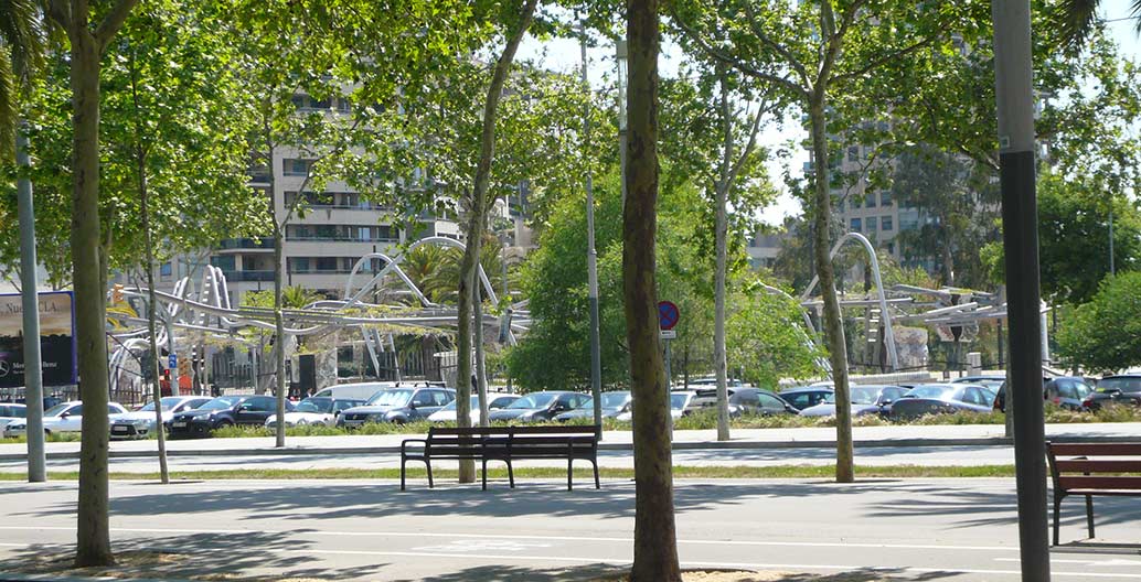 Parc del Diagonal Mar played a significant role in Barcelona's urban renewal program. Image: Pere López.