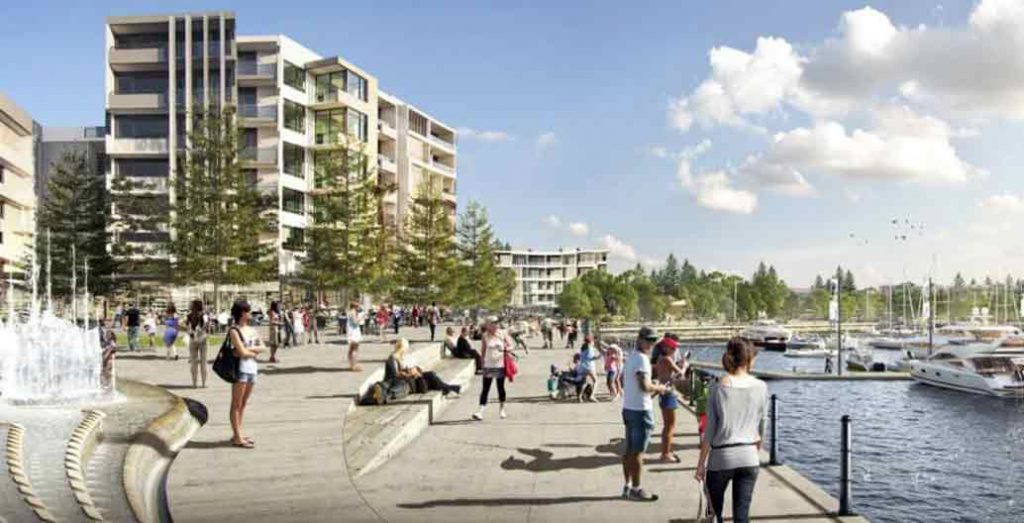 Toondah Harbour artists impression Image: The Walker Group