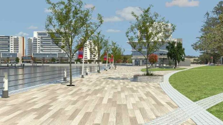 Toondah Harbour artists impression Image: The Walker Group
