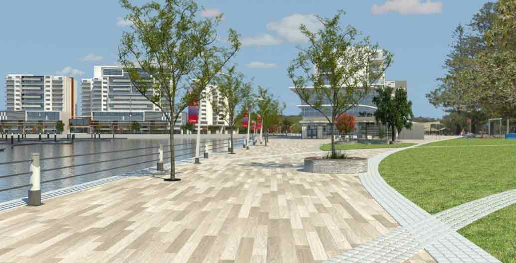 Toondah Harbour artists impression Image: The Walker Group