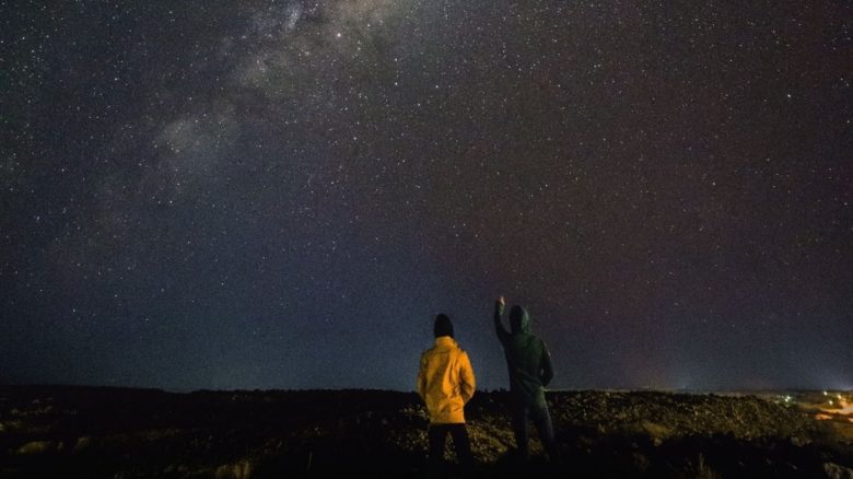 Stargazing in remote Coober Pedy, Central Australia. We need to travel far to see the stars. Photo: Yong Chuang