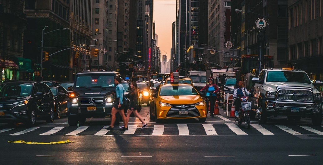 New York city streets can support many modes of transport and mobility.