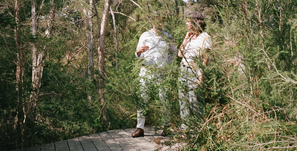 The delicate 'messy' indigenous vegetation of Long Island Garden features species of the Lower Yarra River. Photo: Molonglo