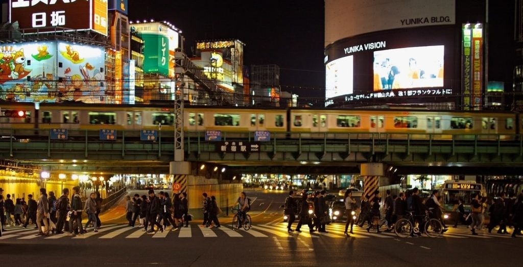 Everyone is a pedestrian at some point in their journey. Roads serve part of an integrated mobility network in Japan. Photo: Sergio Rola