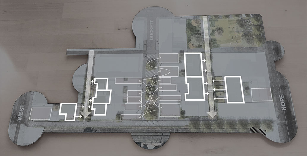 Many of the units within Nightingale Village have a direct residential address. Image: Openwork