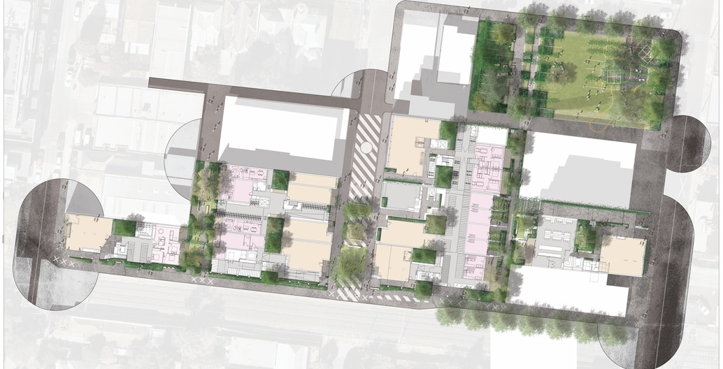 Nightingale Village original masterplan. Image: Openwork