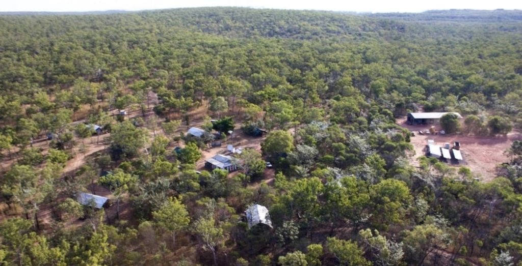 Kabulwarnamyo outstation is a remote settlement of about 50 people on Nawarddeken Country in West Arnhem Land, Northern Territory. Photo: Hannah Robertson