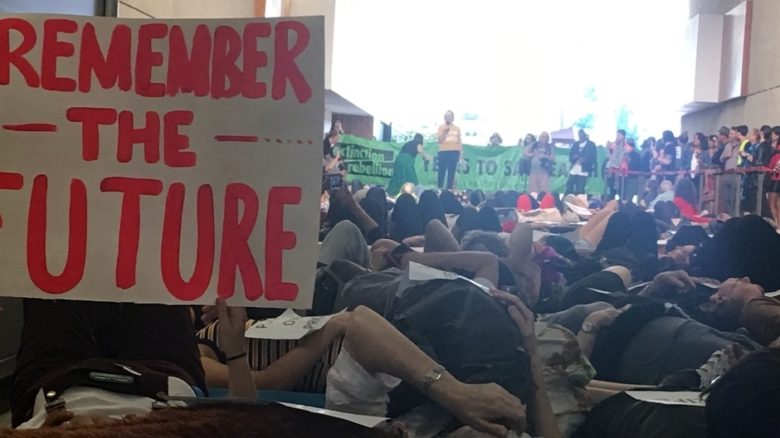 Extinction Rebellion protest in Brisbane, May 2019. Photo: John Mongard