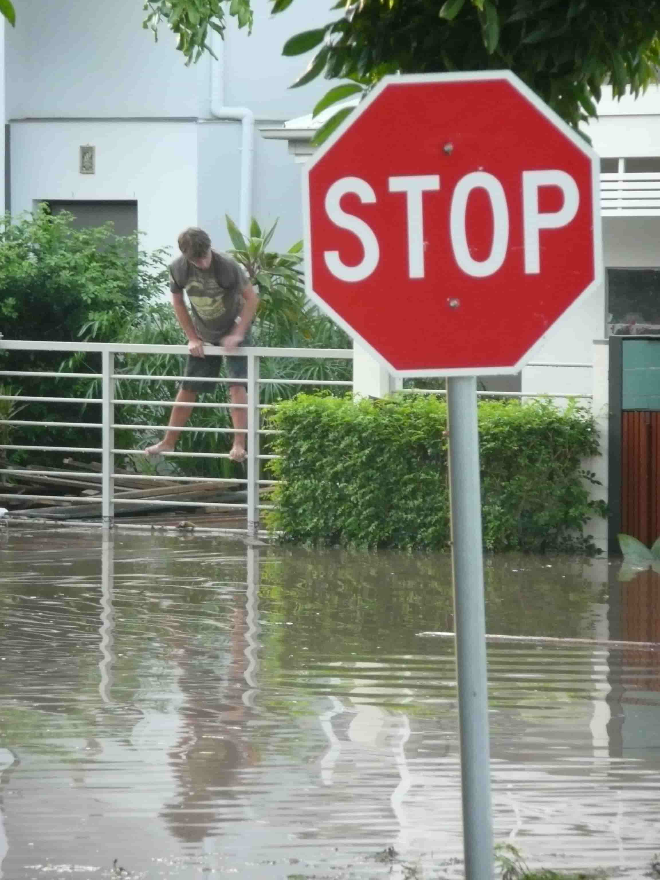 Flooding of my West End neighbourhood in Brisbane, 2011. Photo: John Mongard