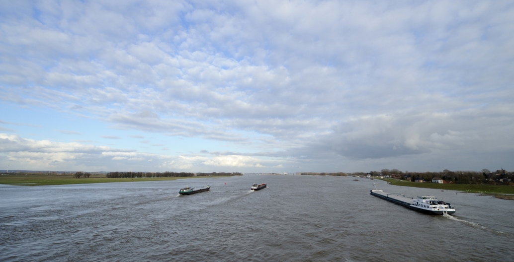Plan Ooievaar (Plan Stork) on the River Waal.