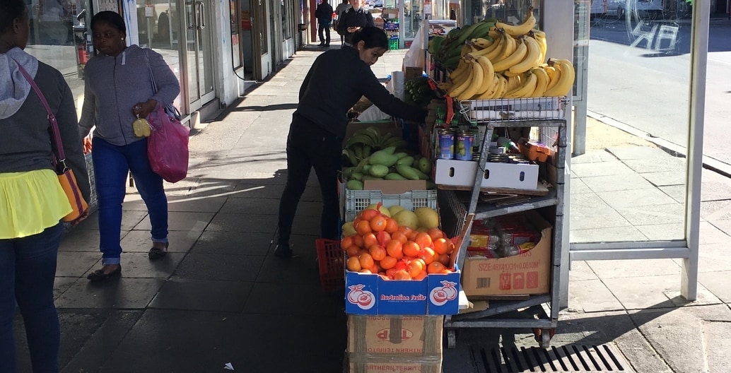 Footscray's traders and locals repurpose the streets' transport and utility infrastructures. Photo: Tahj Rosmarin