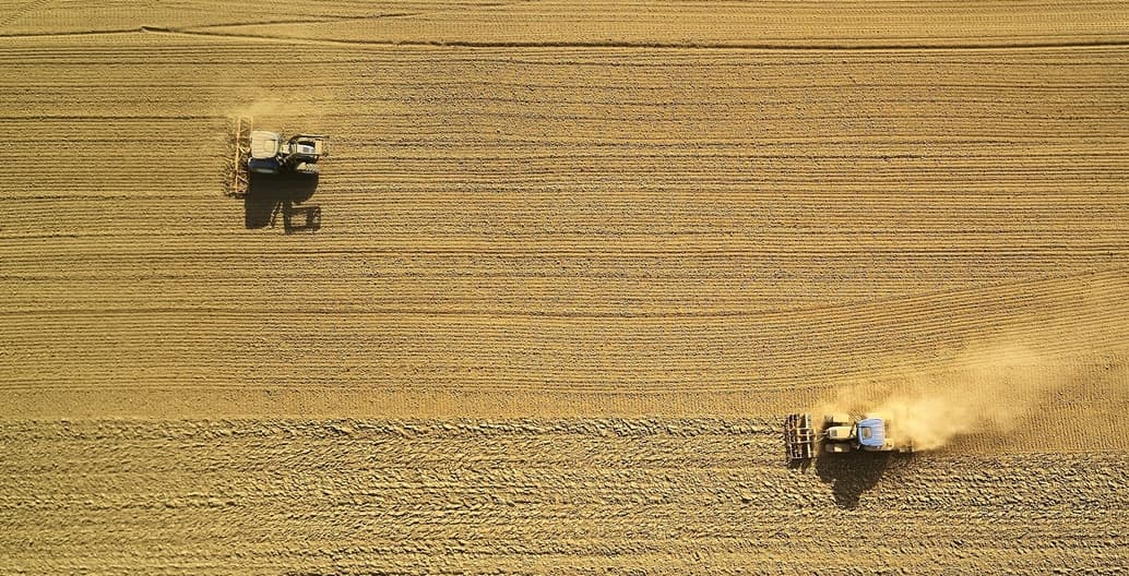Industrial agriculture requires intensive inputs to stay fertile and "moving away from that is like quitting smoking". Photo: Johny Goerend