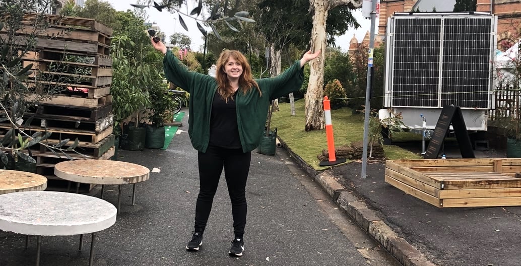 Catherine Simpson is the driving force behind Green the Street. The second year of installations along Gregory Terrace for Brisbane's EKKA is bigger and better!