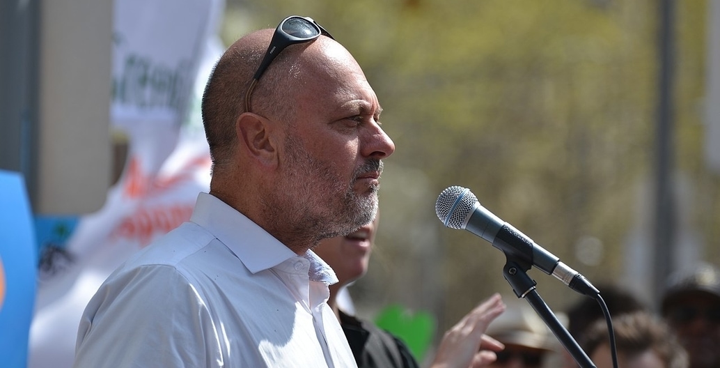 Tim Flannery at the 2014 People's Climate March. September 2019: "[I] look back on my 20 years of climate activism as a colossal failure." Photo:Peter Campbell